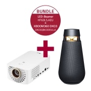 Vorderseite von LG HF60LS - Largo 2.0 - LED-Beamer mit Full HD &amp; XBOOM360 DXO3 HF60LS.DXO3QBK