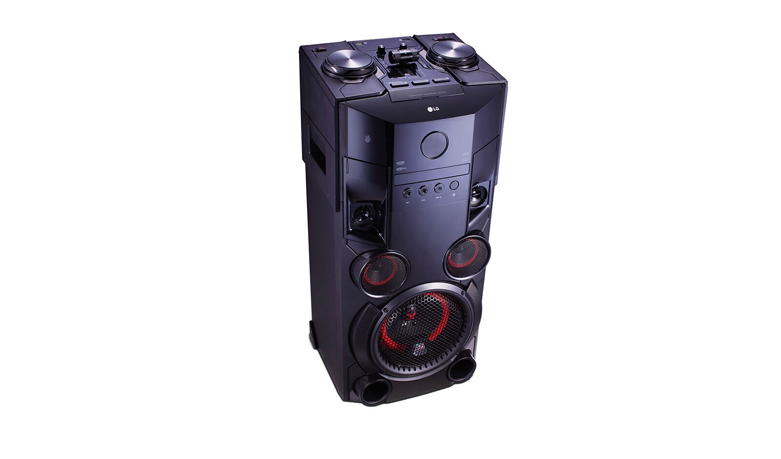LG High Power Hi-Fi Anlage mit 500 Watt | XBOOM | Bluetooth, CD & Radio | Dual USB | Auto DJ, OM5560