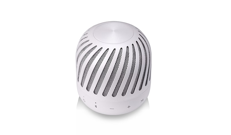 LG 2.0 tragbarer Bluetooth-Lautsprecher in weiß | XBOOM Go | 360 Grad Sound | Spritzwassergeschützt , PJ2