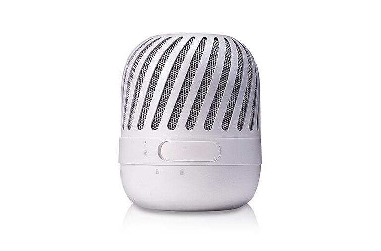LG 2.0 tragbarer Bluetooth-Lautsprecher in weiß | XBOOM Go | 360 Grad Sound | Spritzwassergeschützt , PJ3