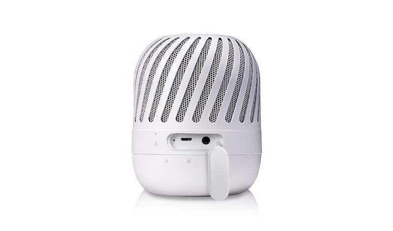 LG 2.0 schwebender Bluetooth-Lautsprecher in weiß | XBOOM Go | 360 Grad Sound | mit Subwoofer , PJ9