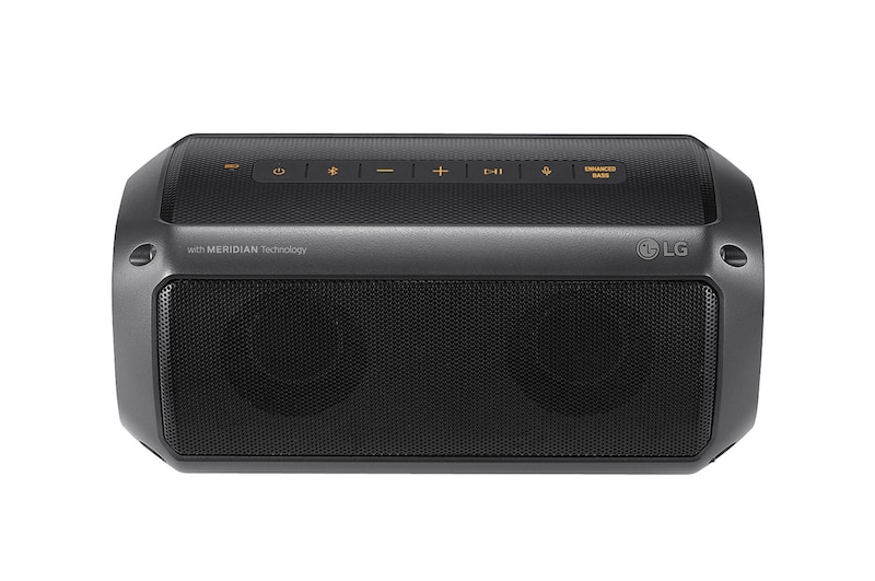 LG 2.0 Bluetooth®-Lautsprecher mit 16 Watt | XBOOM Go | Multi-Bluetooth® | IPX7 | MERIDIAN Sound, PK3
