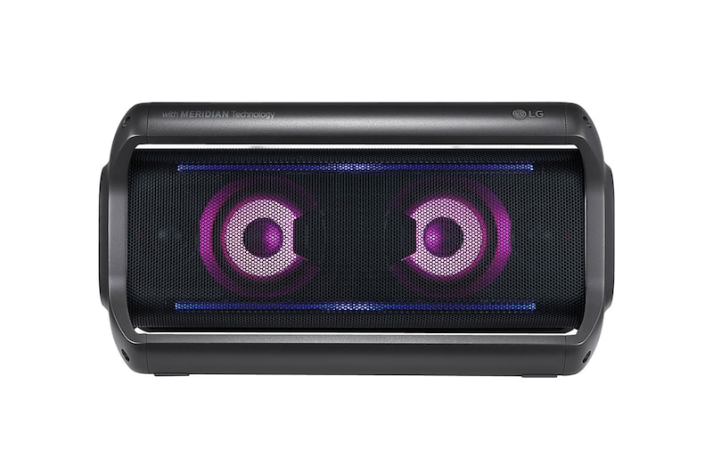 LG 2.0 Bluetooth®-Lautsprecher mit 40 Watt | XBOOM Go | Multi-Bluetooth® | IPX5 | MERIDIAN Sound, PK7