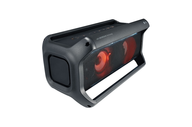 LG 2.0 Bluetooth®-Lautsprecher mit 40 Watt | XBOOM Go | Multi-Bluetooth® | IPX5 | MERIDIAN Sound, PK7