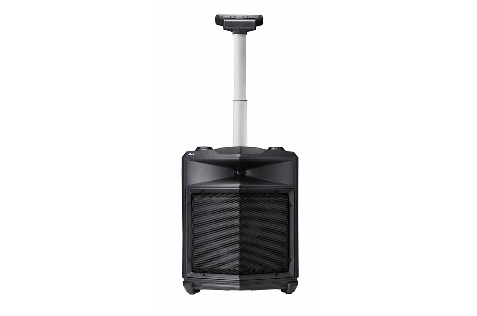 LG Akkubetriebener Bluetooth®-Lautsprecher mit Rollen 50 Watt | XBOOM | Spritzwassergeschützt | Mikrofoneingang, RK3
