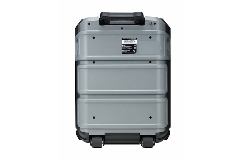 LG Akkubetriebener Bluetooth®-Lautsprecher mit Rollen 50 Watt | XBOOM | Spritzwassergeschützt | Mikrofoneingang, RK3