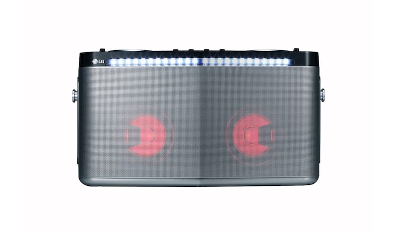 LG 2.0 Bluetooth-Lautsprecher mit 100 Watt | XBOOM | Karaoke Funktion | FM Radio, RK8
