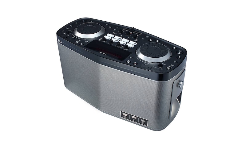 LG 2.0 Bluetooth-Lautsprecher mit 100 Watt | XBOOM | Karaoke Funktion | FM Radio, RK8