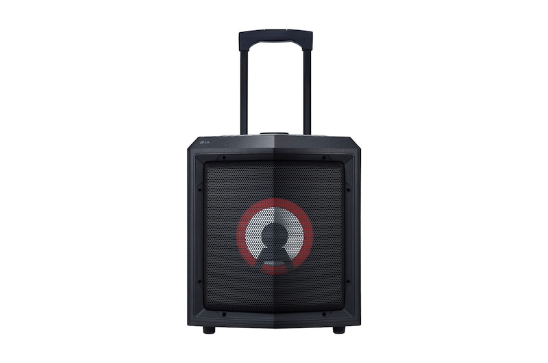 LG Akkubetriebener Bluetooth®-Lautsprecher mit Rollen | XBOOM | Karaoke-Funktionen | Mikrofoneingang | Party-Beleuchtung | 15 Std. Akkulaufzeit, RL2