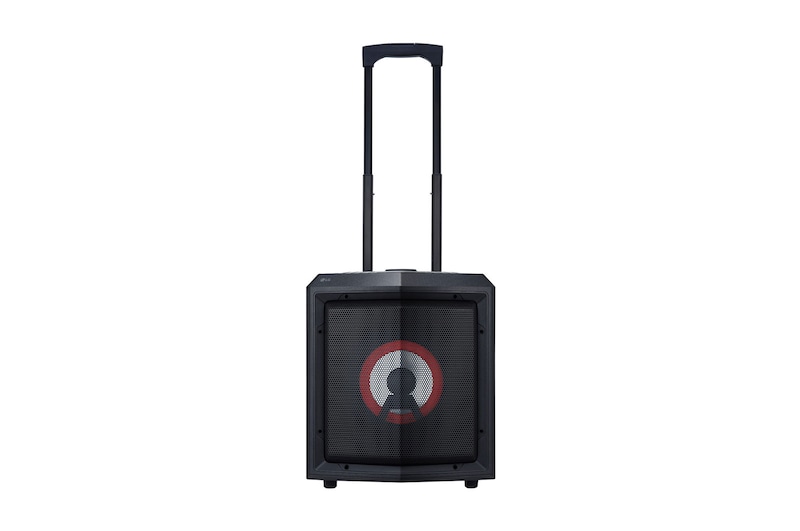 LG Akkubetriebener Bluetooth®-Lautsprecher mit Rollen | XBOOM | Karaoke-Funktionen | Mikrofoneingang | Party-Beleuchtung | 15 Std. Akkulaufzeit, RL2