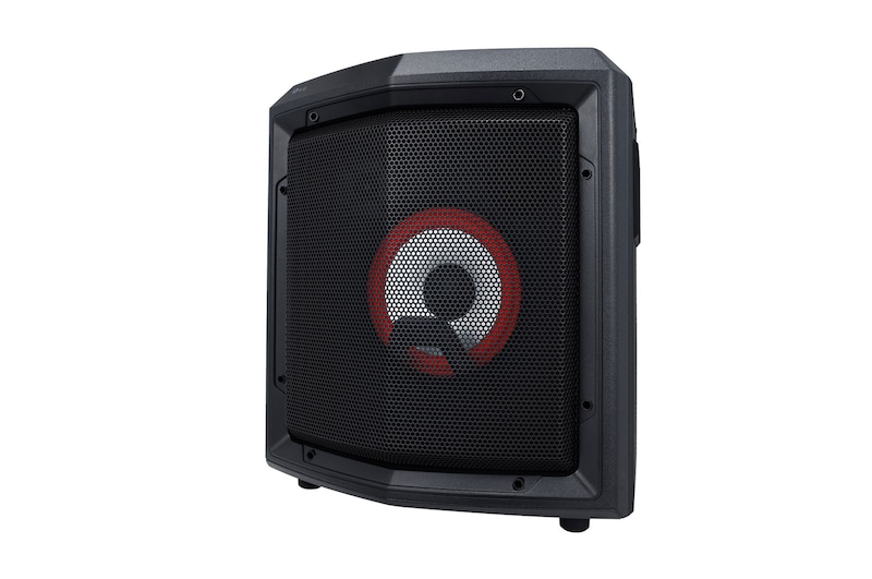 LG Akkubetriebener Bluetooth®-Lautsprecher mit Rollen | XBOOM | Karaoke-Funktionen | Mikrofoneingang | Party-Beleuchtung | 15 Std. Akkulaufzeit, RL2