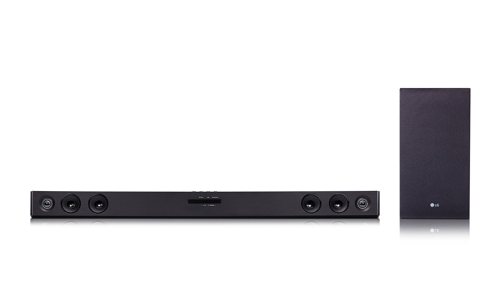 Vorderseite von 2.1 Soundbar, 300 Watt, drahtloser Subwoofer, Bluetooth SJ3