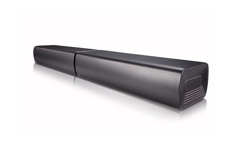 LG 2.1 Soundbar, 320 Watt, drahtloser Subwoofer, Flexibles Design, High Res Audioqualität, SJ7
