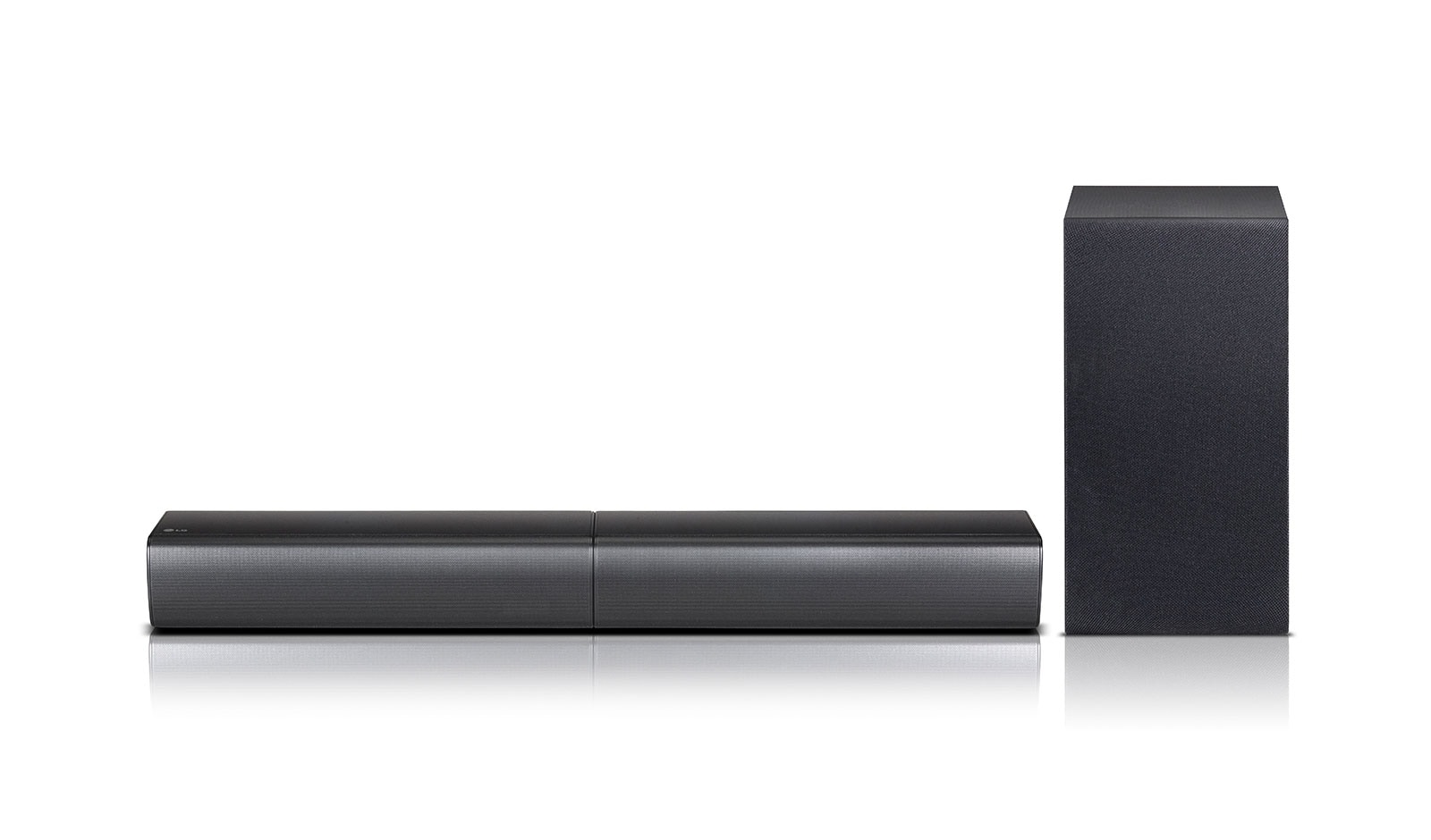 Vorderseite von 2.1 Soundbar, 320 Watt, drahtloser Subwoofer, Flexibles Design, High Res Audioqualität SJ7