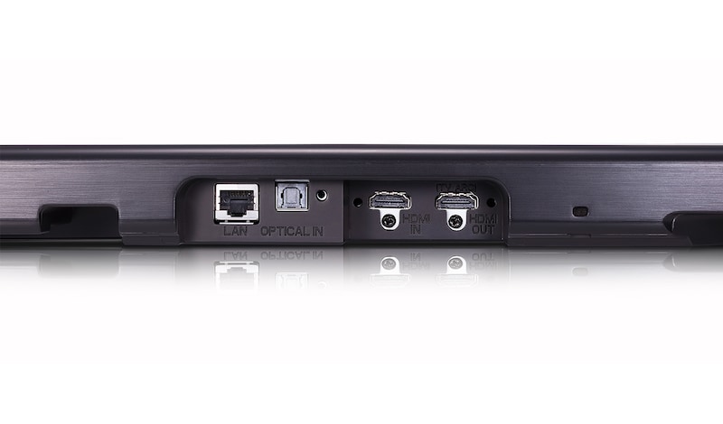 LG 4.1 Soundbar, 300 Watt, drahtloser Subwoofer, Chromecast™, High Res Audioqualität, SJ8