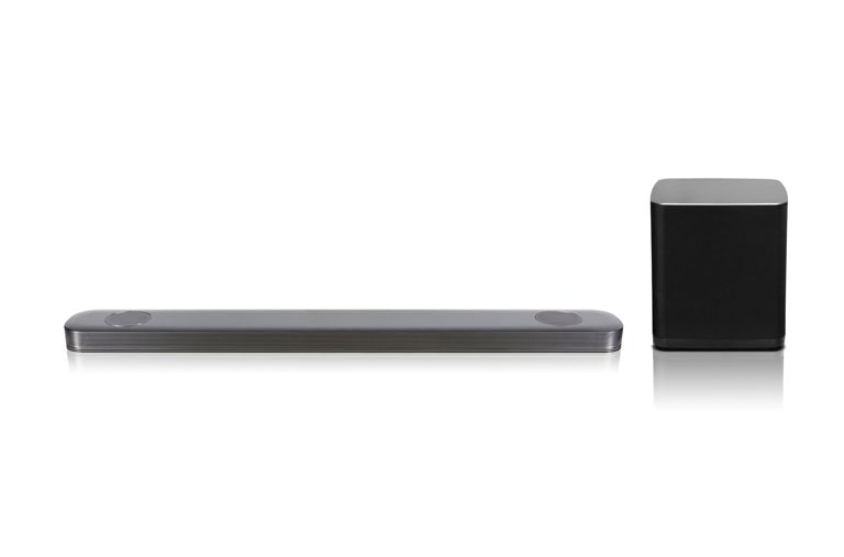 Vorderseite von 5.1.2 Dolby Atmos® Soundbar, 500 Watt, drahtloser Subwoofer, Chromecast™  SJ9