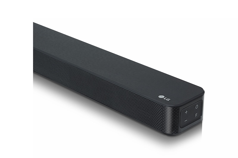 LG 2.1 Dolby Digital Soundbar mit 400 Watt | kabelloser Subwoofer, SL5Y