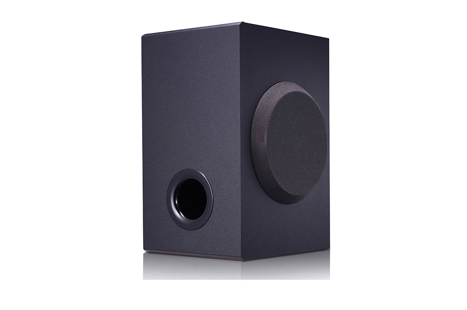diagonal view of woofer