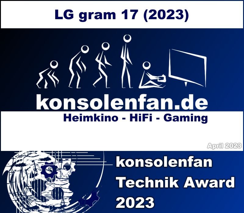 Dem LG gram 17Z90R-G wurde im Test bei konsolenfan.de eine Empfehlung ausgesprochen.1