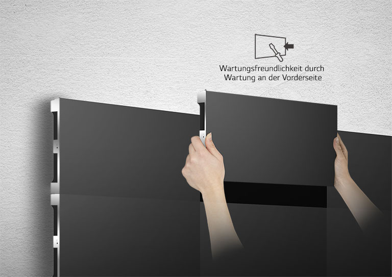 Wartungsfreundlichkeit (Wartung Vorderseite).