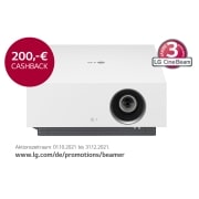 LG CineBeam AU810PW Forza Laser 4K Laserprojektor für ein intelligentes Heimkino, AU810PW