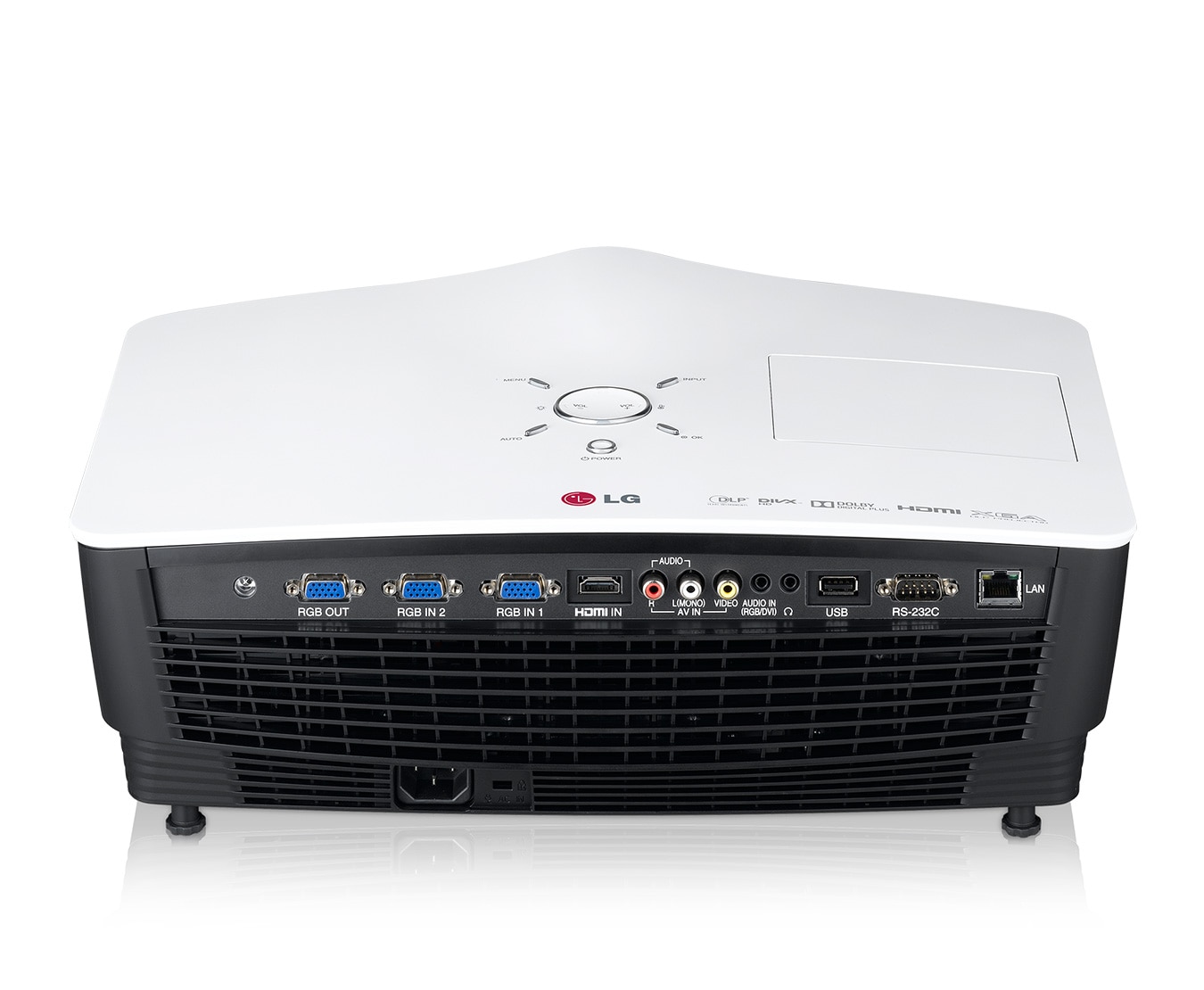LG Semi Short Throw-Business-Projektor mit 5.000 ANSI-Lumen, 3.000:1-Kontrast, HDMI-Anschluss und WiDi, BC775