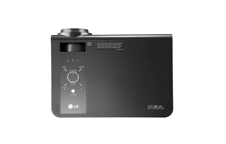 LG Große Projektionsdiagonale von 91,44 – 617,22 cm (36" – 243") und brillante Farben (1024 x 768 native XGA Auflösung) bei nur 1,91 kg Gewicht, BX274