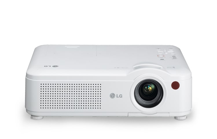Vorderseite von LCD-Business-Projektor mit starker Helligkeit von bis zu 2.700 ANSI-Lumen, hoher Keystone-Korrektur von &#43;/– 30° und 7-Watt-Lautsprecher BX27C