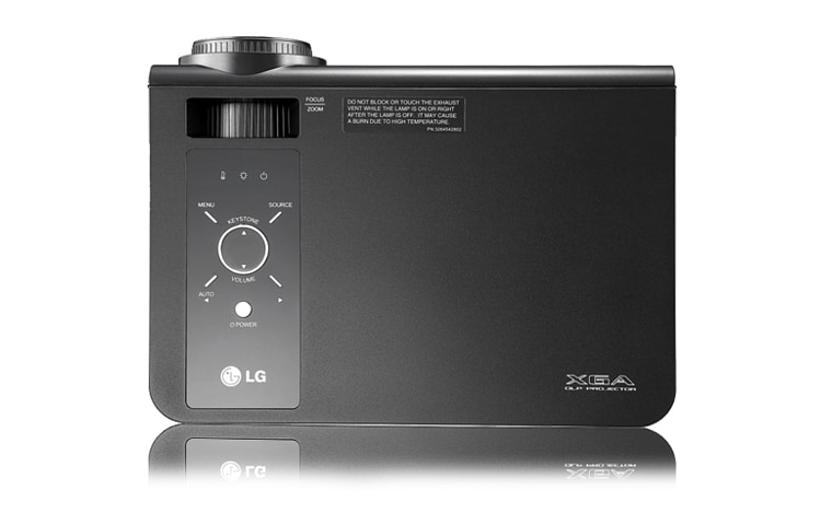 LG Kleiner, leichter Business Projektor mit nativer XGA Auflösung (1024x768), Brilliant Color Technologie und praktischem Expertenmodus, BX324