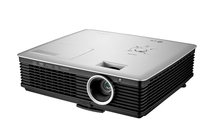 LG Vielseitiger 3D Beamer mit hoher nativer XGA-Auflösung (1020x768), 0,55“ DMD DLP-Chip und neuester VIDI Lampentechnologie, BX327