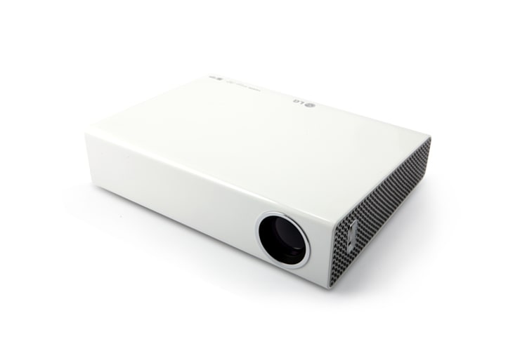 Vorderseite von Heimkinotauglicher HD Ready LED-Projektor (720p) mit 700 Lumen Helligkeit und Intel WiDi PA72G