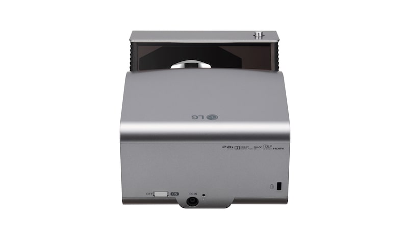 LG Portabler Ultrakurzdistanz-LED-Projektor mit HD-Auflösung und integriertem Akku 450 Lumen  100,000: 1, PH450UG