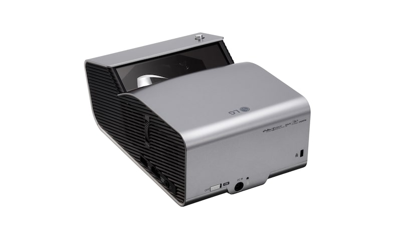 LG Portabler Ultrakurzdistanz-LED-Projektor mit HD-Auflösung und integriertem Akku 450 Lumen  100,000: 1, PH450UG