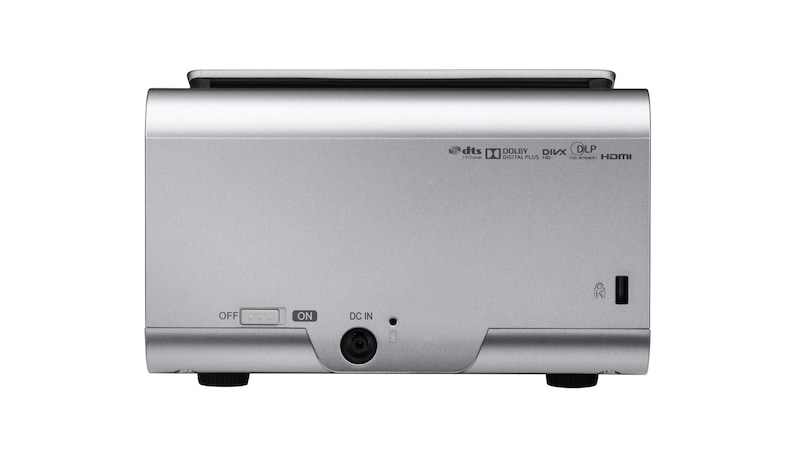 LG Portabler Ultrakurzdistanz-LED-Projektor mit HD-Auflösung und integriertem Akku 450 Lumen  100,000: 1, PH450UG