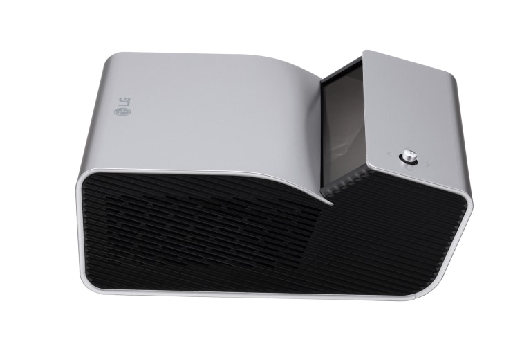 LG Portabler Ultrakurzdistanz-LED-Projektor mit HD-Auflösung und integriertem Akku 450 Lumen  100,000: 1, PH450UG