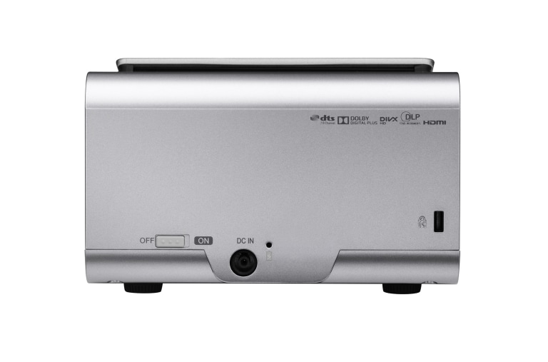 LG Portabler Ultrakurzdistanz-LED-Projektor mit HD-Auflösung und integriertem Akku 450 Lumen  100,000: 1, PH450UG