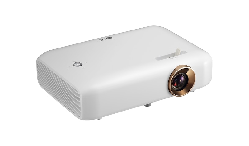 LG Ultra Portabler LED Projektor mit integriertem Akku und 720p HD Auflösung 100,000: 1, PH550G