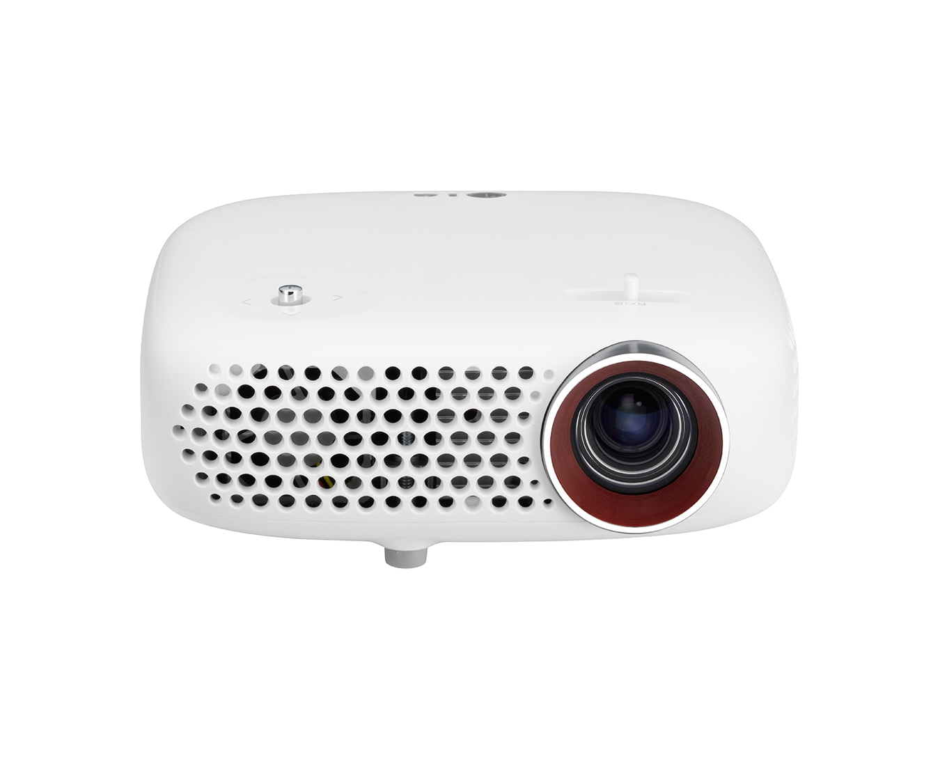 Vorderseite von PORTABLER LED-PROJEKTOR MIT HD-AUFLÖSUNG, 600 LUMEN UND BRILLANTEN FARBEN. PW600G