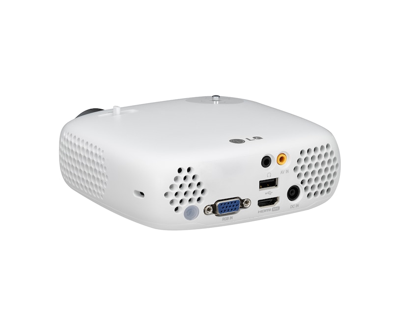 LG PORTABLER LED-PROJEKTOR MIT HD-AUFLÖSUNG, 600 LUMEN UND BRILLANTEN FARBEN., PW600G