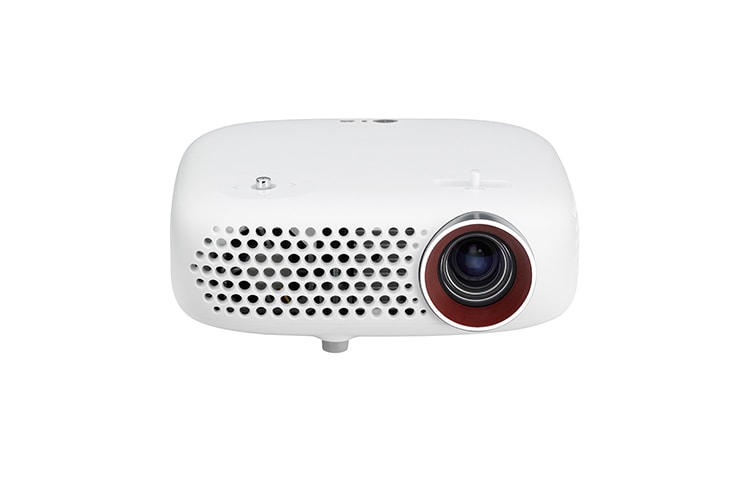 Vorderseite von PORTABLER LED-PROJEKTOR MIT HD-AUFLÖSUNG, 600 LUMEN UND BRILLANTEN FARBEN. PW600G