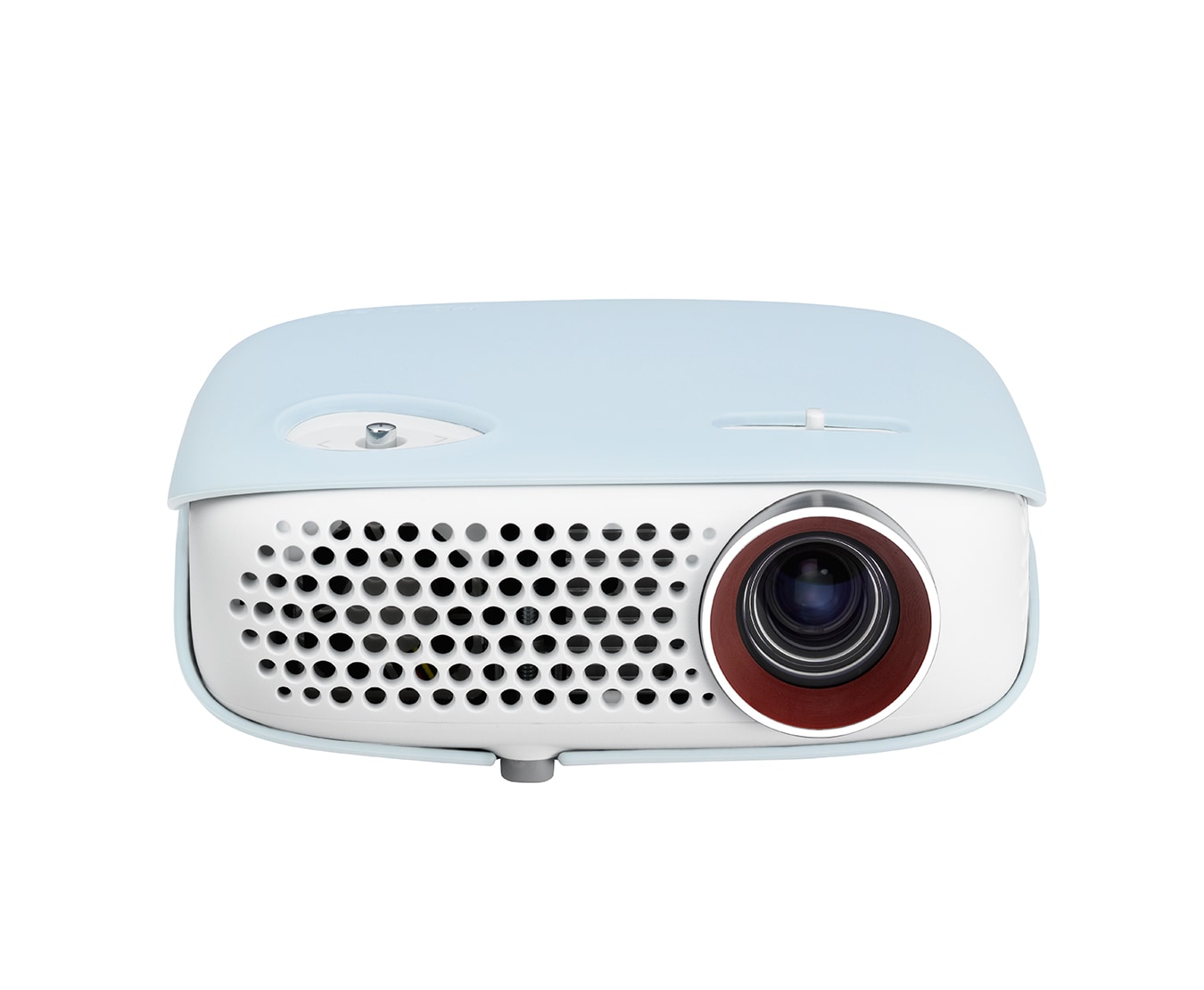 Vorderseite von PORTABLER LED-PROJEKTOR MIT INTEGRIERTEM TV-TUNER , HD-AUFLÖSUNG, 800 LUMEN UND BRILLANTEN FARBEN  PW800