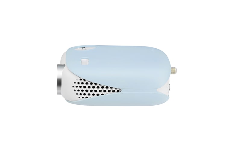 LG PORTABLER LED-PROJEKTOR MIT INTEGRIERTEM TV-TUNER , HD-AUFLÖSUNG, 800 LUMEN UND BRILLANTEN FARBEN , PW800