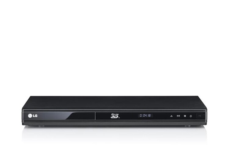 Vorderseite von 3D Blu-ray Player mit integriertem WLAN, Smart TV Anbindung und Express Reaction Technologie BD670