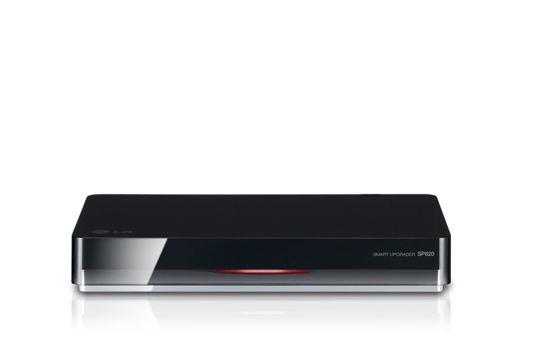 Vorderseite von Der Smart Media Player verwandelt Ihren Fernseher in ein Multimediacenter mit WLAN, vollwertigem Internetbrowser und Smart TV SP820