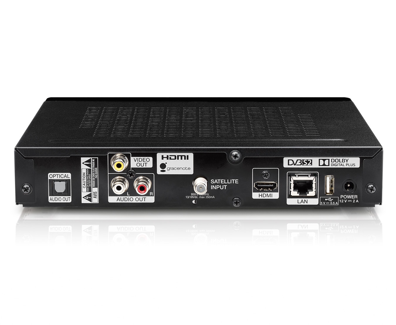 LG Set-Top-Box mit HD+ Karte, Dolby Digital Plus-Sound und interaktivem Programmführer, TN530V