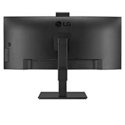 LG 34 Zoll UltraWide™ WQHD (3.440x1.440) IPS-Monitor mit eingebauter Webcam & Mikrofon, 34BQ77QC-B