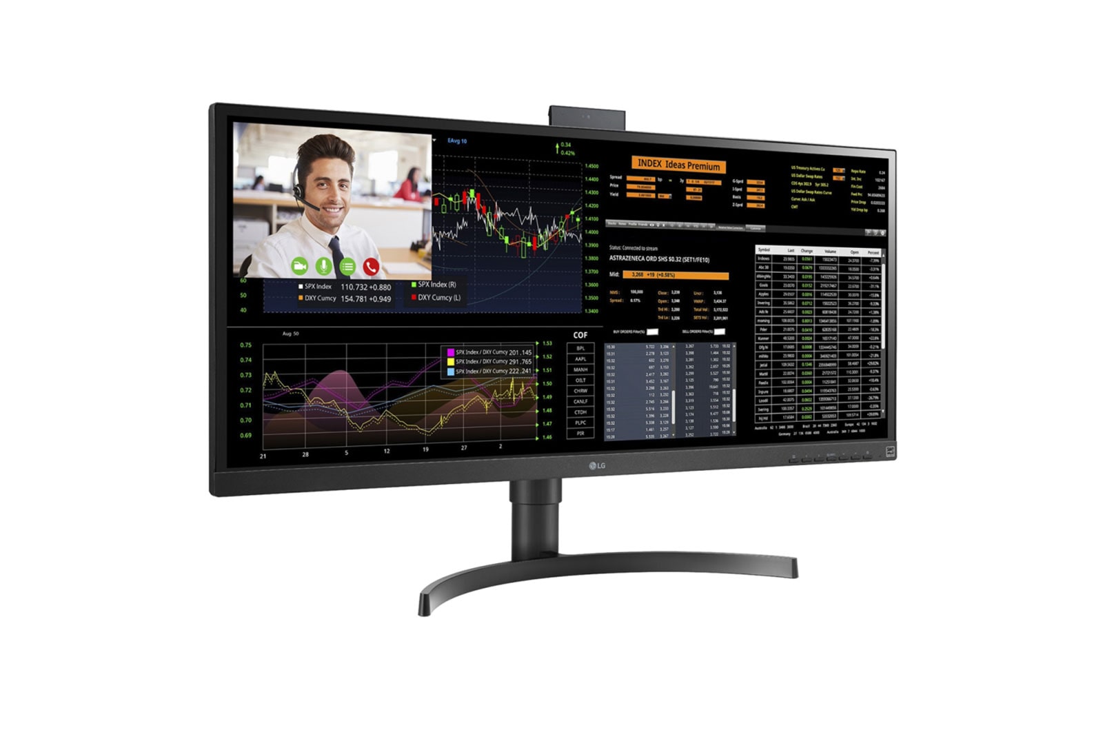 LG 34 Zoll UltraWide™ All-in-One Thin Client mit IPS-Display und Full HD Auflösung, 34CN650I-6N