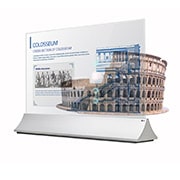 LG Transparente OLED Signage mit Standfuß, 55EW5PG-S