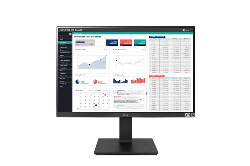 LG 24'' IPS-Monitor 16:10 WUXGA (1920x1200) , 24BQ55WY-B