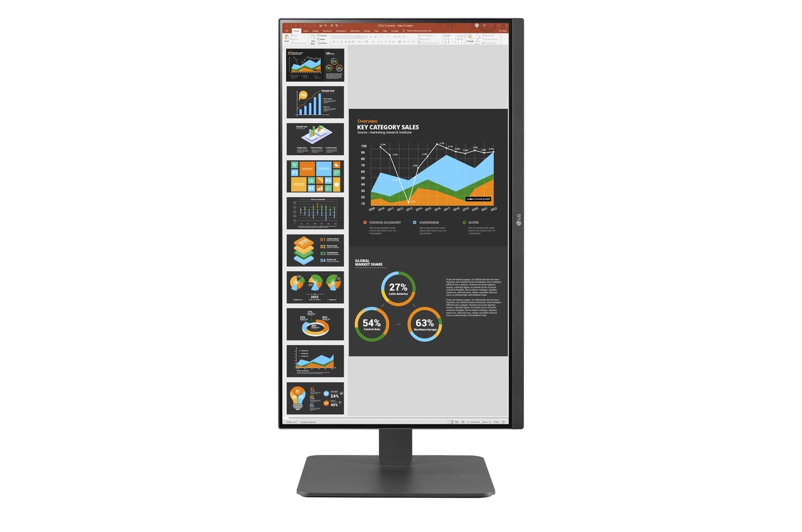 LG 23,8-Zoll (1920 x 1080) IPS-Monitor mit Full HD und USB Typ-C™, 24BR650B-C